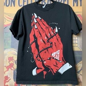 Satanic Prayer Devil Evil Gothic Alstyle Classic T-Shirt